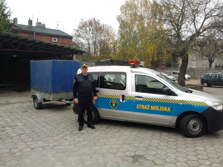 samochód Straży Miejskiej