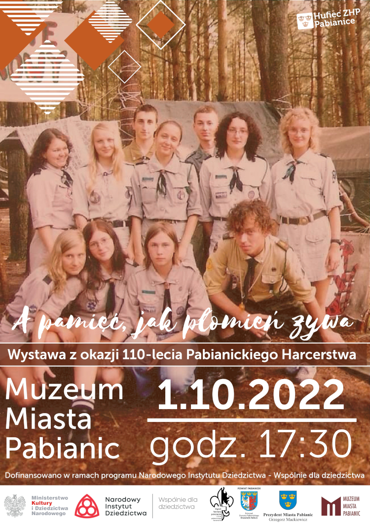 Plakat - Wystawa Hufiec ZHP Pabianice