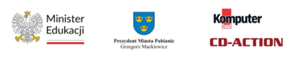 Baner z napisem Minister Edukacji, Prezydent Miasta Pabianic Grzegorz Mackiewicz, Komputer Świat, CD-Action