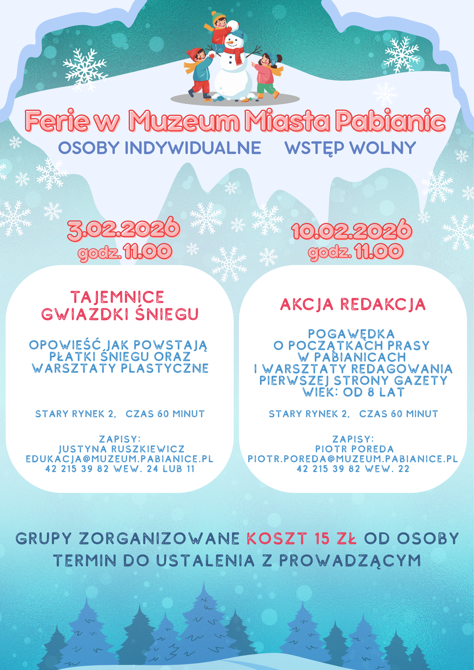 plakat informacyjny treść poniżej