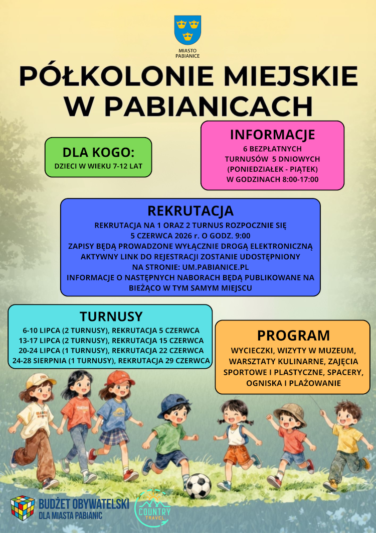 plakat informacyjny treść poniżej