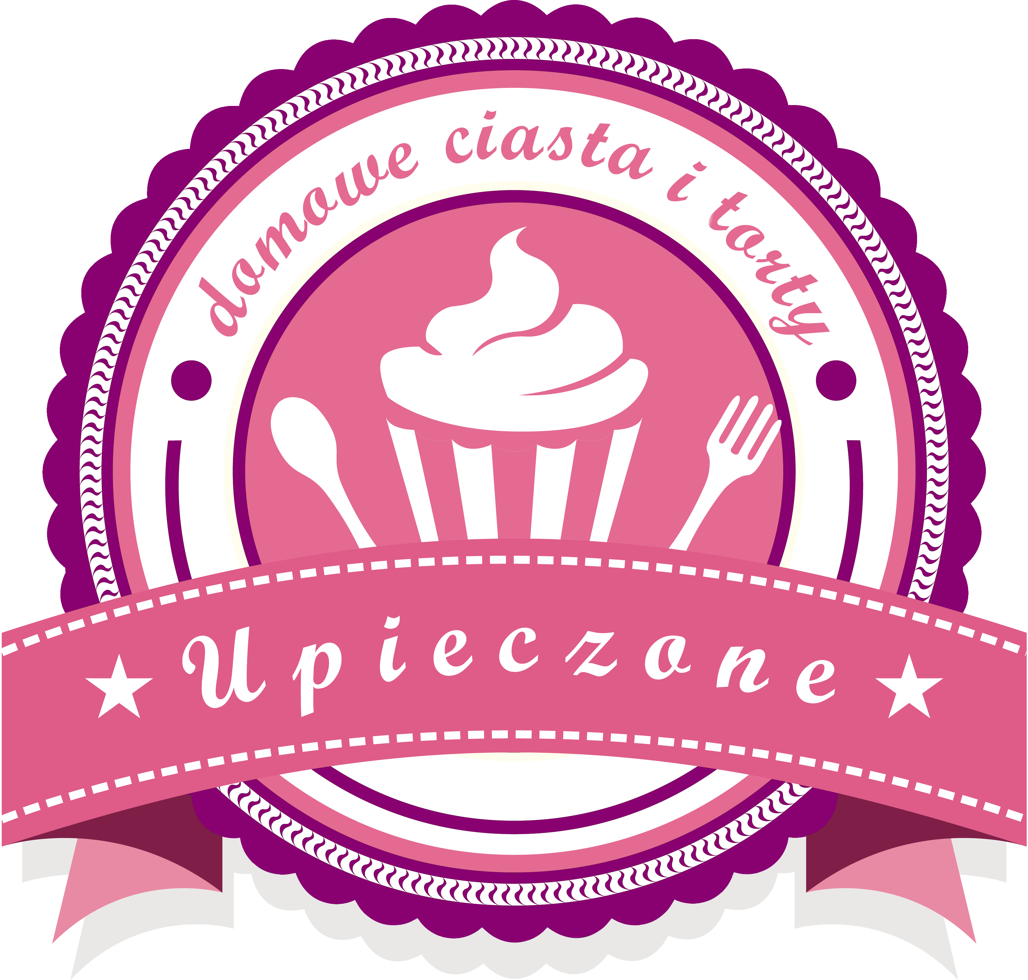 logo cukierni Upieczone - domowe ciasta i torty