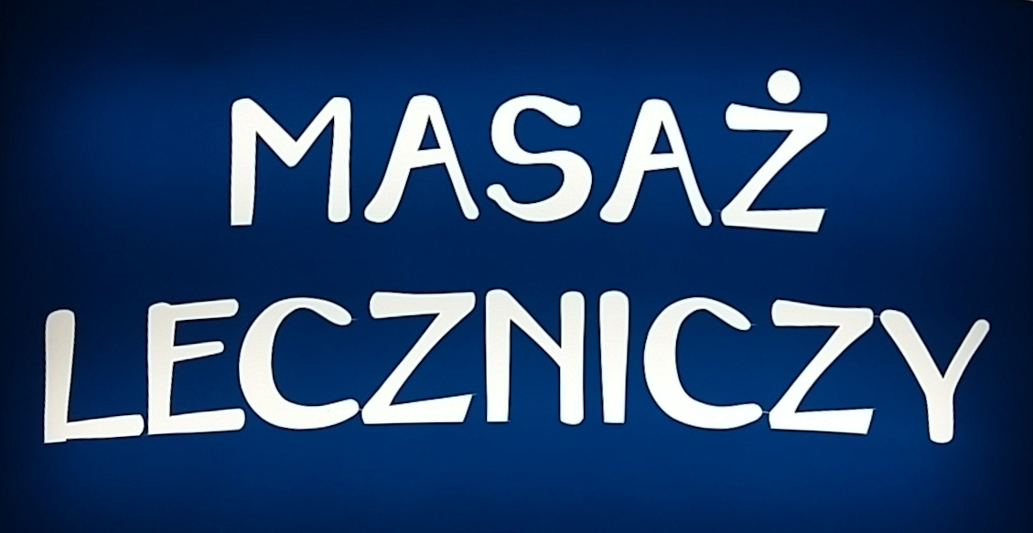 logo z napisem masaż leczniczy